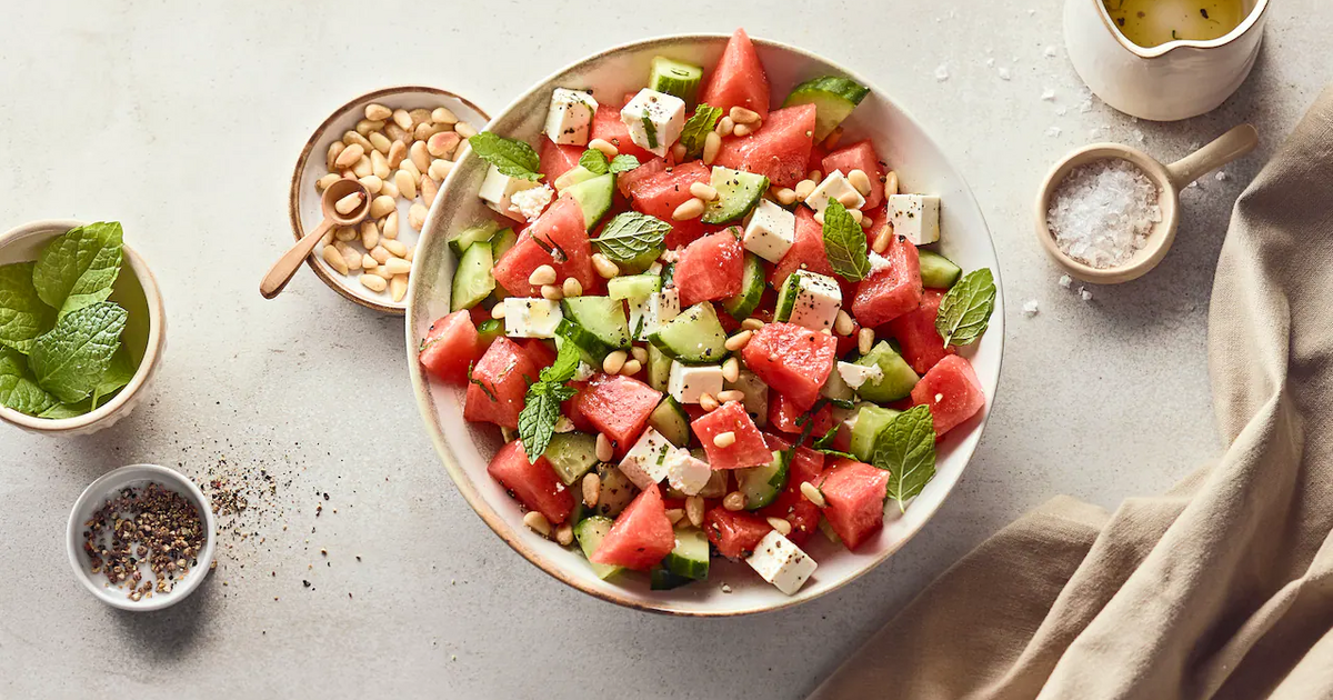 Melonensalat mit Feta | Pistons Edeka